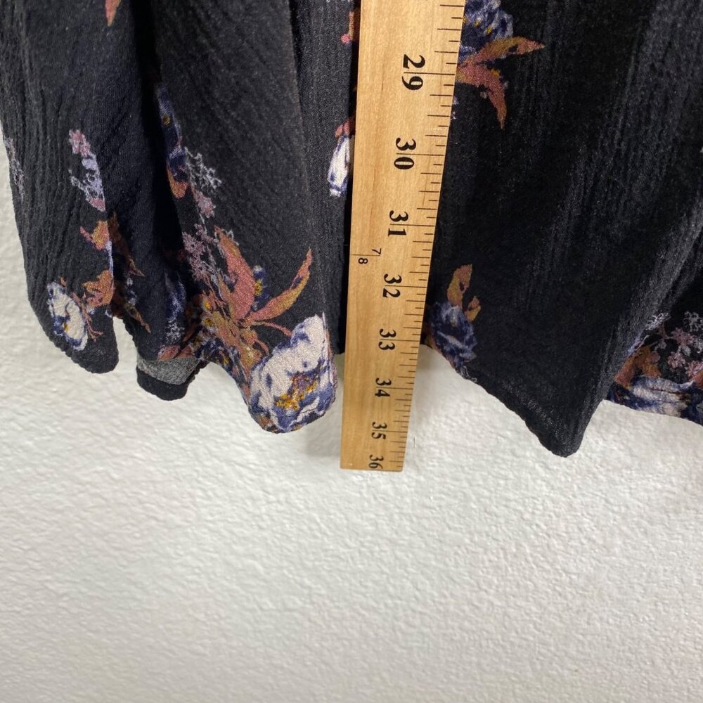 Free People Floral Snap Out Of It Swing Dress Side Pockets Loose Fit Size Large - Picture 10 of 10